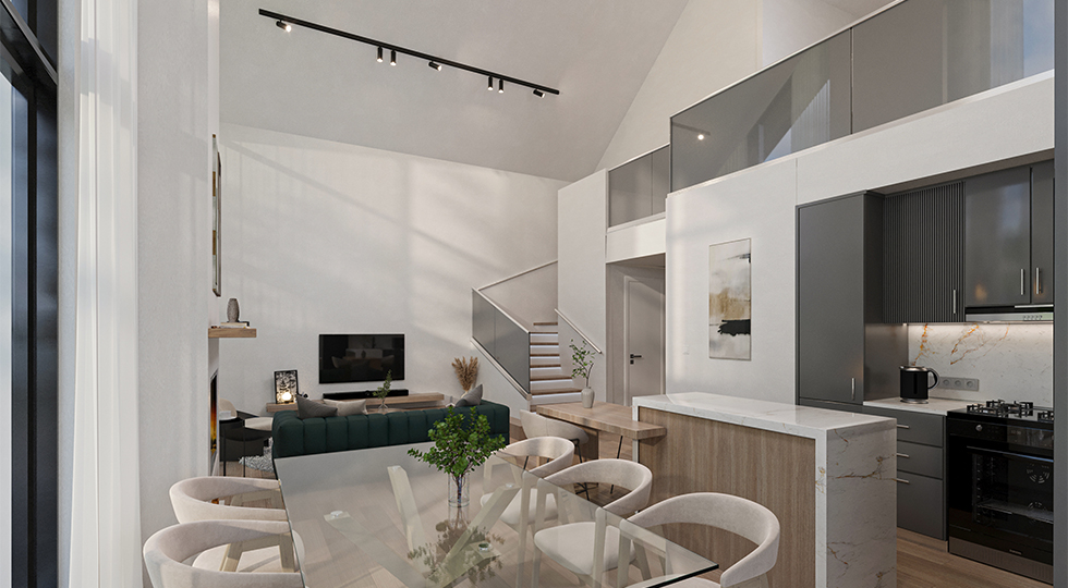 Kenmare_ModernStyle_LivingRoom+Kitchen_View