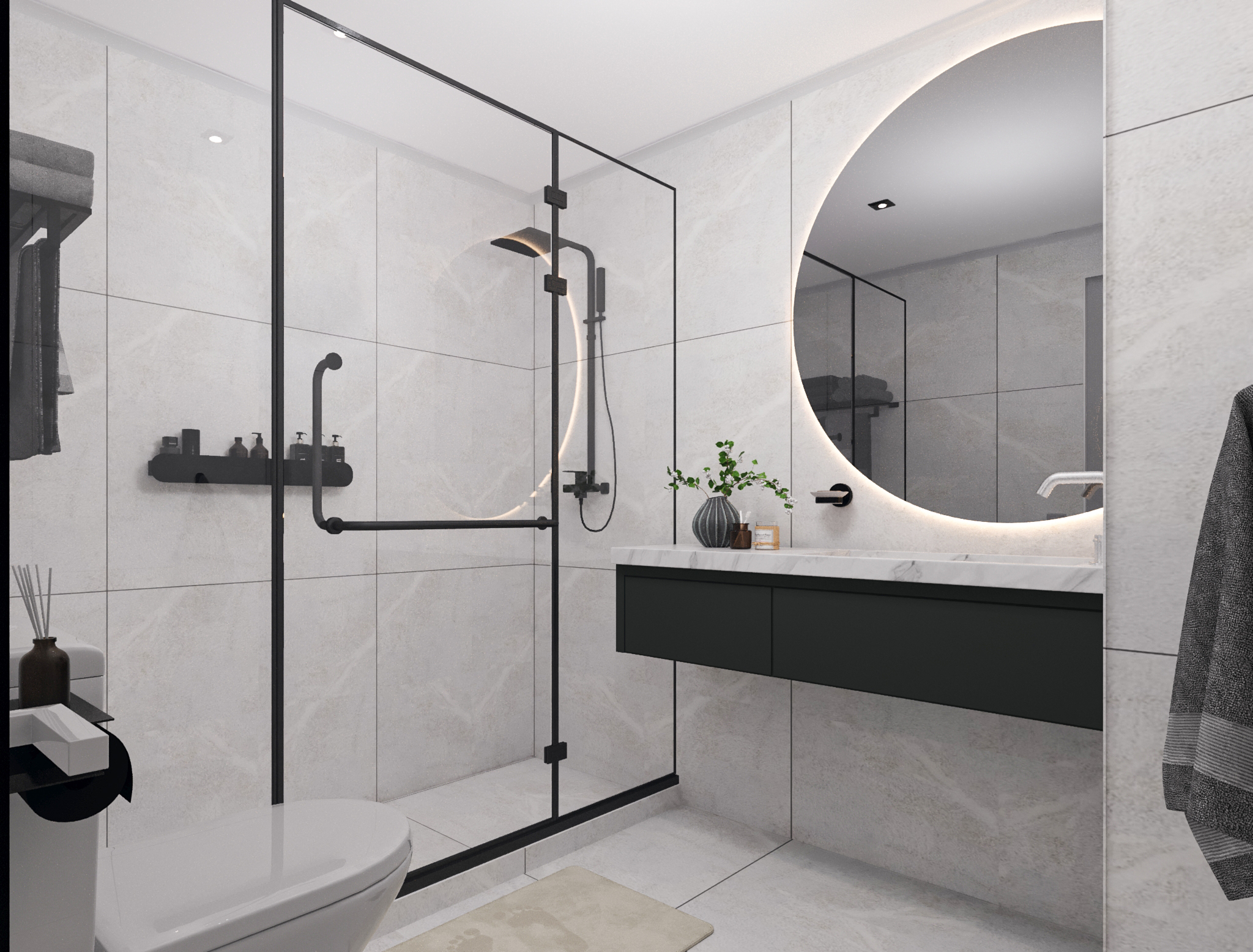 HH-MODERN STYLE-BATHROOM 1 -SPENCER